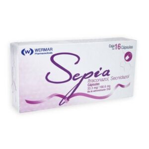 SEPIA (ITRACONAZOL, SECNIDAZOL) 16 CAPSULAS