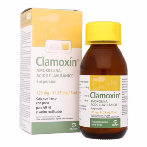 CLAMOXIN 125 MG (VENTA CON RECETA)