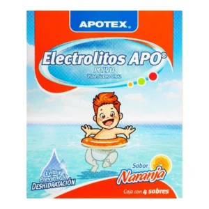 ELECTROLITOS (SOBRE) APO SABOR NARANJA