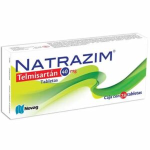 NATRAZIM (TELMISARTÁN) 40MG 28 TABLETAS