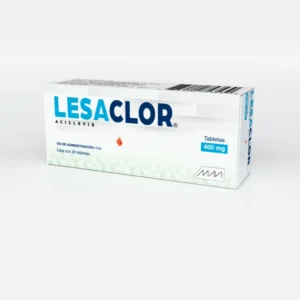 LESACLOR TABLETAS 400 MG
