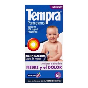 TEMPRA PEDIATRICO 100MG/ML FRASCO CON 30 ML Y GOTERO DOSIFICADOR