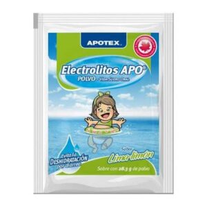 ELECTROLITOS (SOBRE) APO SABOR LIMA-LIMON