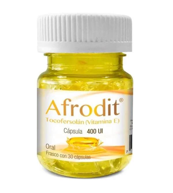 AFRODIT VITAMINA E (400 UI) 30 CAPSULAS
