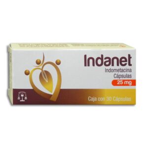 INDANET 25 MG CAPSULAS