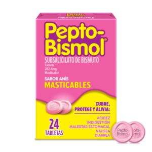 PEPTO BISMOL TABLETAS MASTICABLES SABOR ANÍS