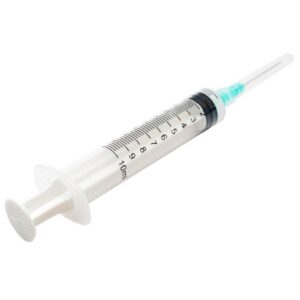 JERINGA 10 ML AGUJA VERDE (POR PIEZA)